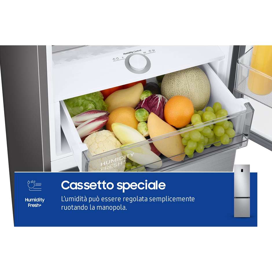 Samsung RB38C774DSA Frigorifero Combinato 390 Lt No Frost Classe D colore acciaio inox