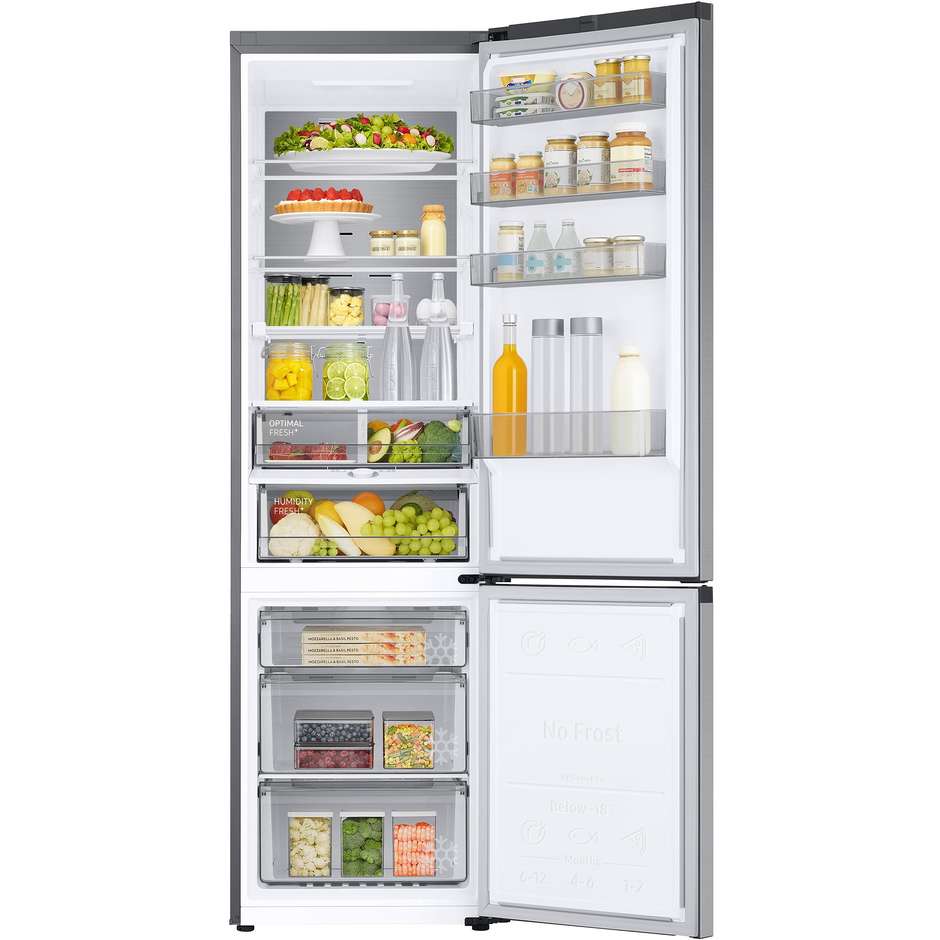 Samsung RB38C774DSA Frigorifero Combinato 390 Lt No Frost Classe D colore acciaio inox