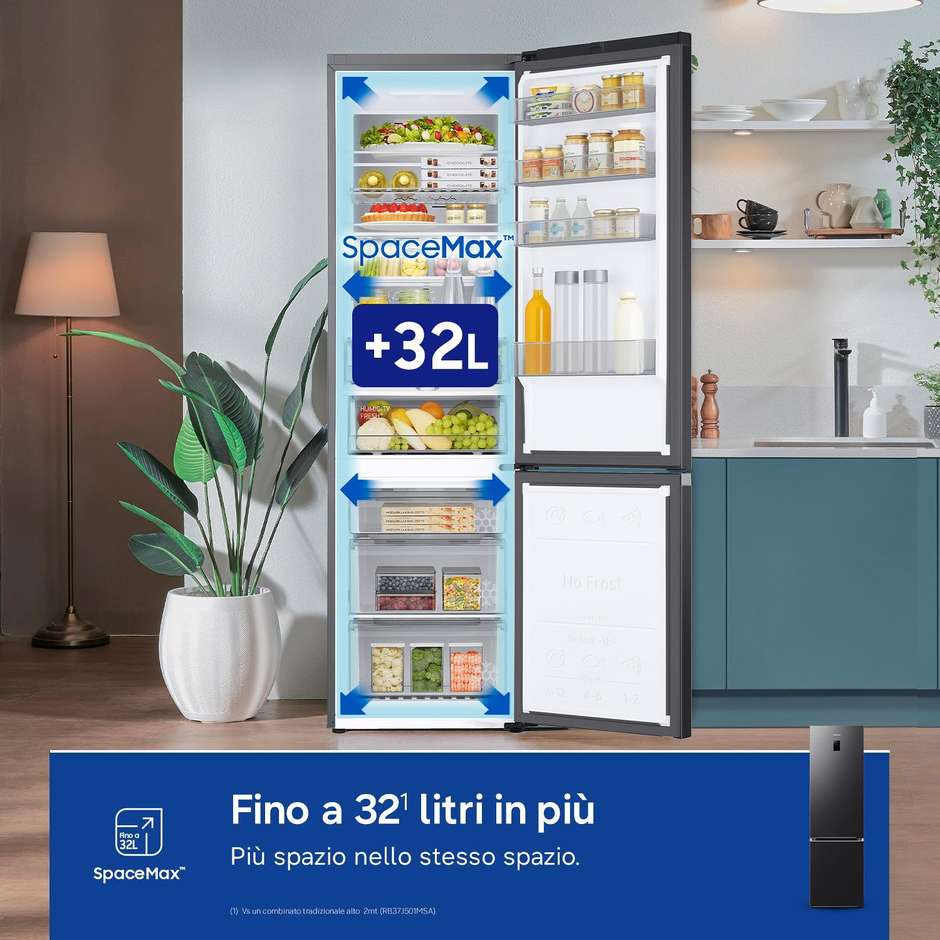 Samsung RB38C776CB1/EF EcoFlex AI Frigorifero 390 L NoFrost C