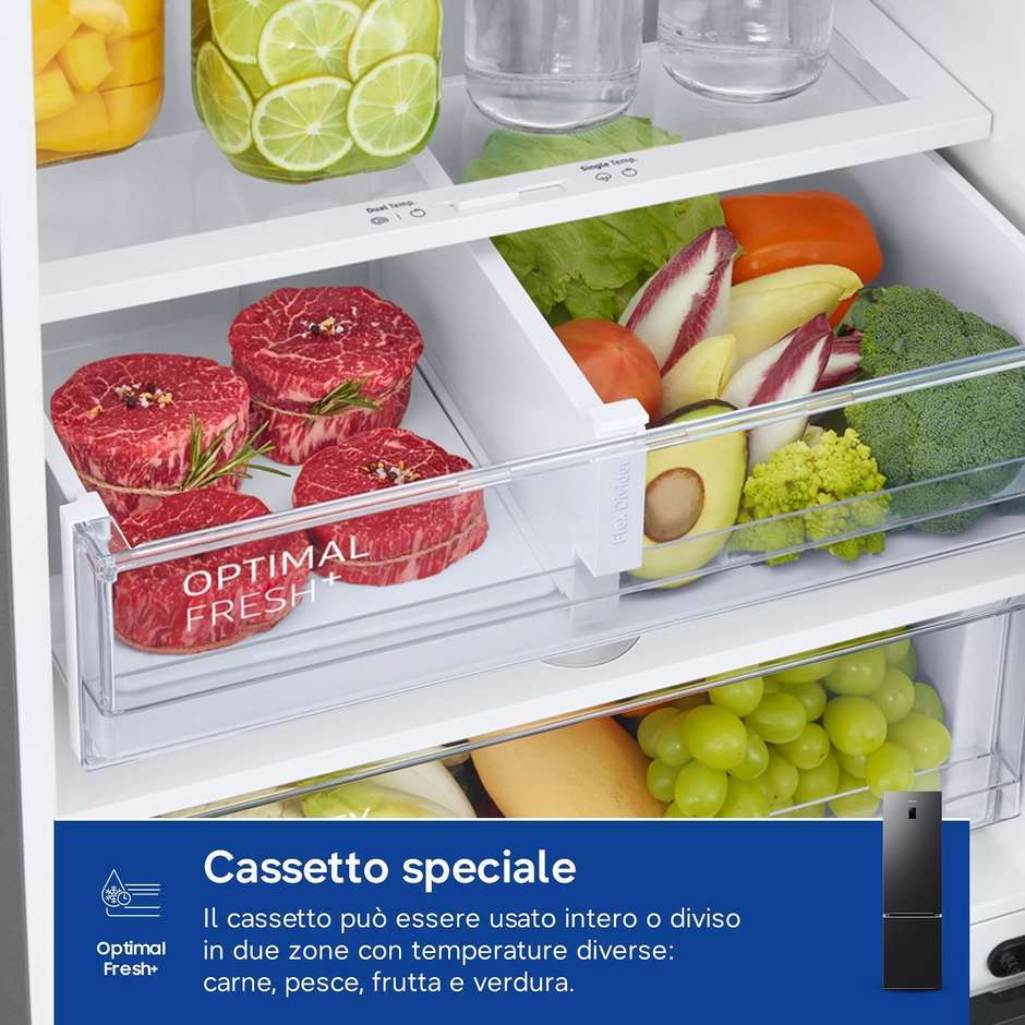 Samsung RB38C776CB1/EF EcoFlex AI Frigorifero 390 L NoFrost C