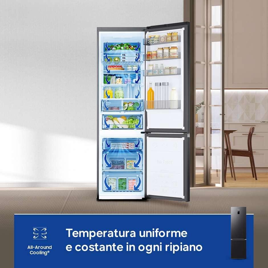 Samsung RB38C776CB1/EF EcoFlex AI Frigorifero 390 L NoFrost C