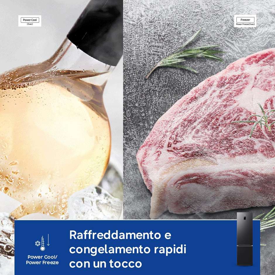 Samsung RB38C776CB1/EF EcoFlex AI Frigorifero 390 L NoFrost C