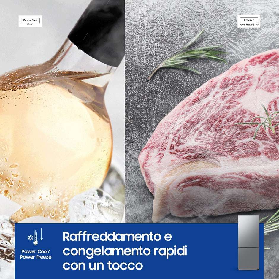 Samsung RB50DG602ES9 Frigorifero combinato No Frost 508 L classe E inox