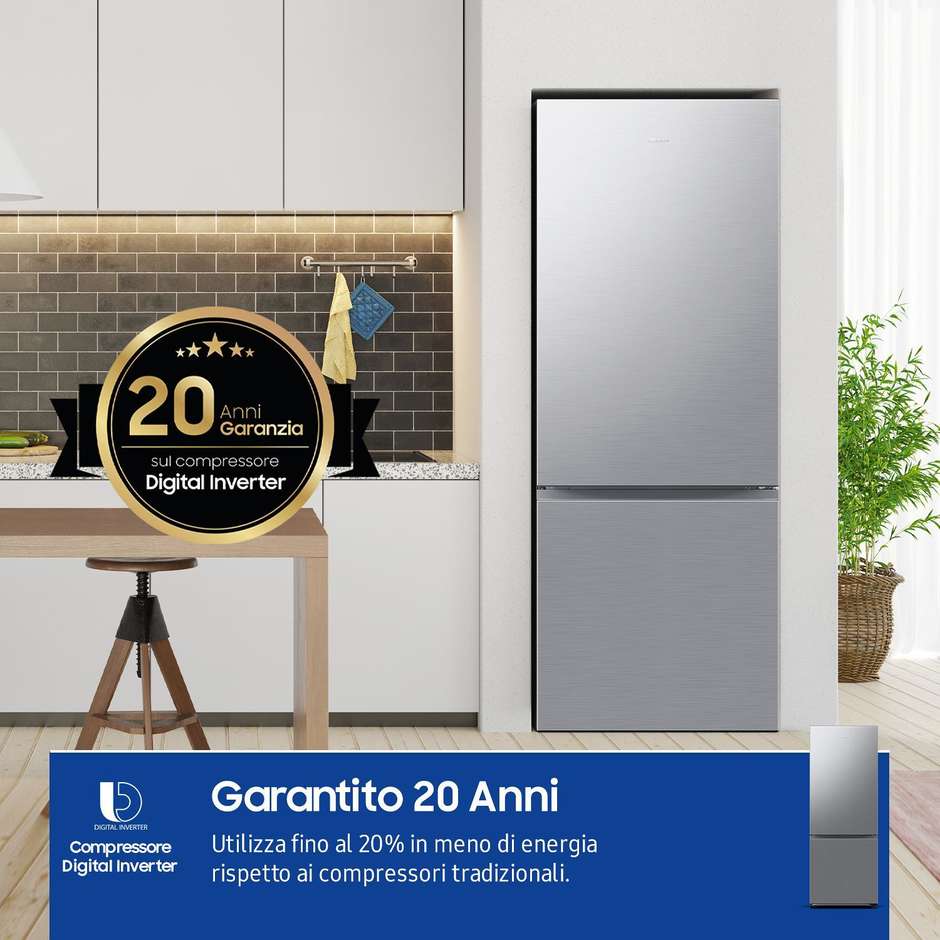 Samsung RB53DG706CS9EF Frigorifero a Libera installazione Capacita 538 Lt Classe C Colore Acciaio inox