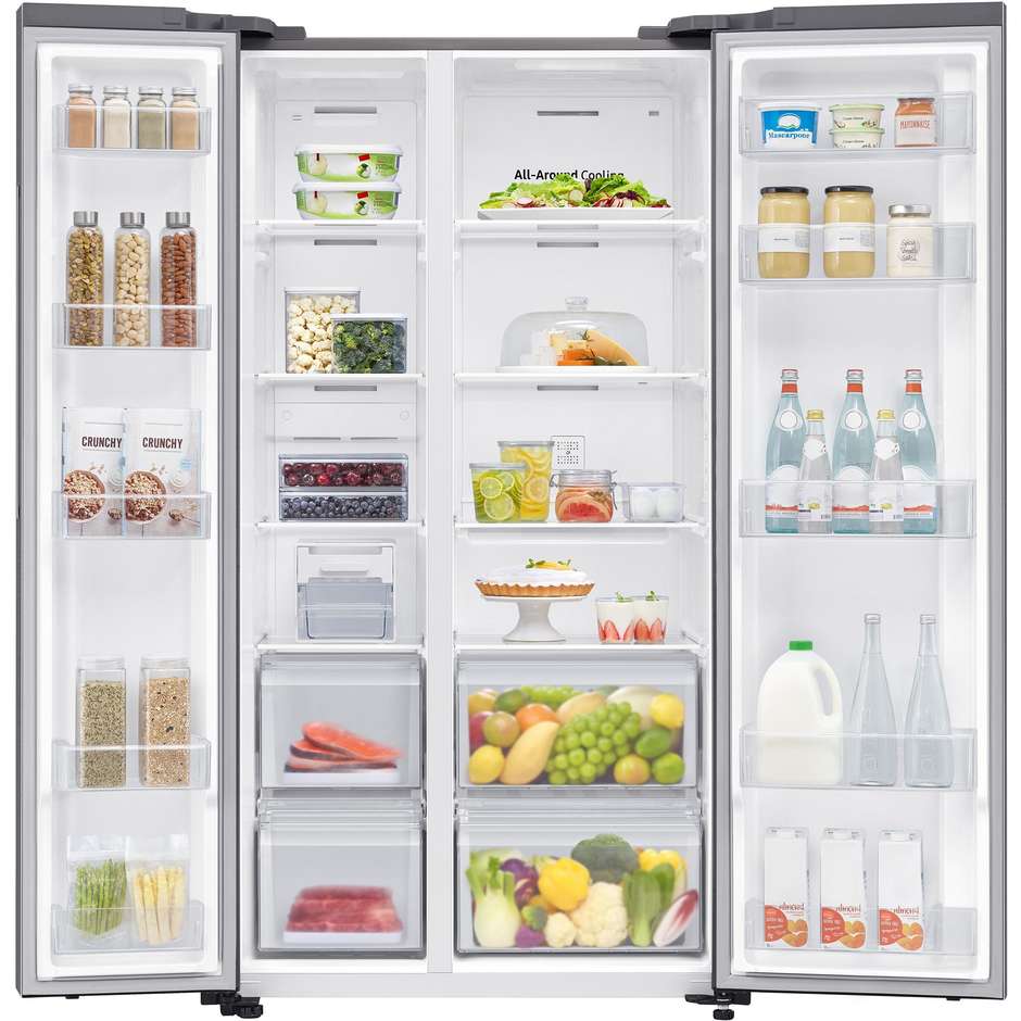 Samsung RS62DG5003S9 Frigorifero Side-by-side Libera installazione Capacita 655 Lt Classe E Colore  Acciaio inox