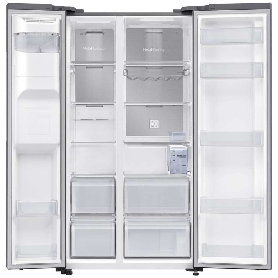 Samsung RS64DG53M3SL Frigorifero Side by Side Capacita 635 Lt Classe E Colore Acciaio inox