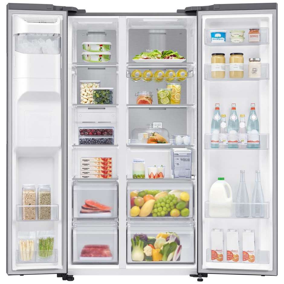 Samsung RS64DG53M3SL Frigorifero Side by Side Capacita 635 Lt Classe E Colore Acciaio inox