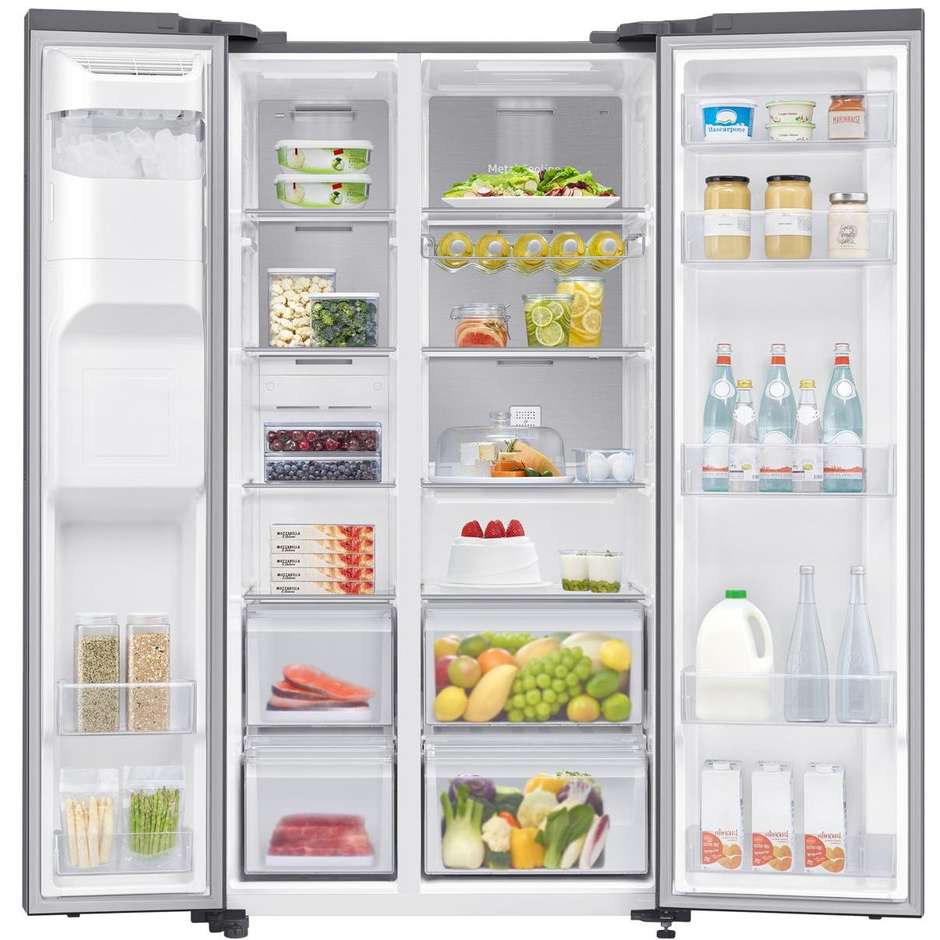 Samsung RS65DG54M3SL Frigorifero Side by Side Capacita 635 Lt Classe E Colore Acciaio inox