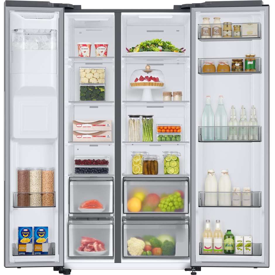 Samsung RS68CG882ES9 Frigorifero Side by Side Capacita 634 Lt Classe E Colore Acciaio inox