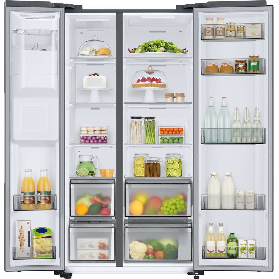 Samsung RS68CG882ES9 Frigorifero Side by Side Capacita 634 Lt Classe E Colore Acciaio inox