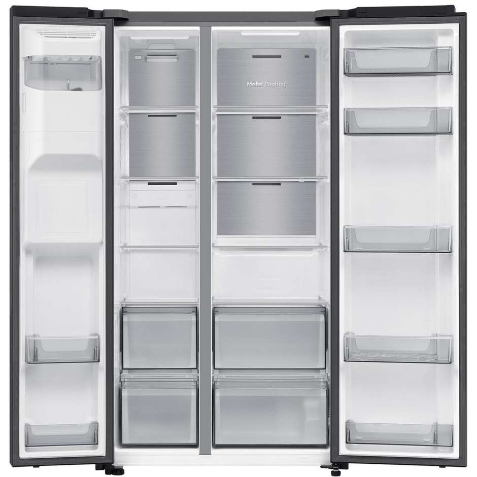 Samsung RS70F64KEFEF frigorifero side by side 640 L argento
