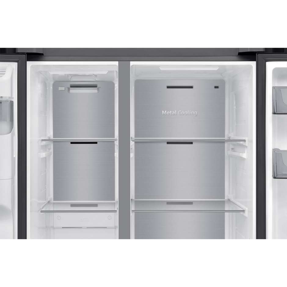 Samsung RS70F64KEFEF frigorifero side by side 640 L argento