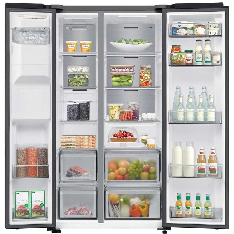 Samsung RS70F64KEFEF Frigorifero Side By Side Capacita 640 LT Classe E Colore Argento