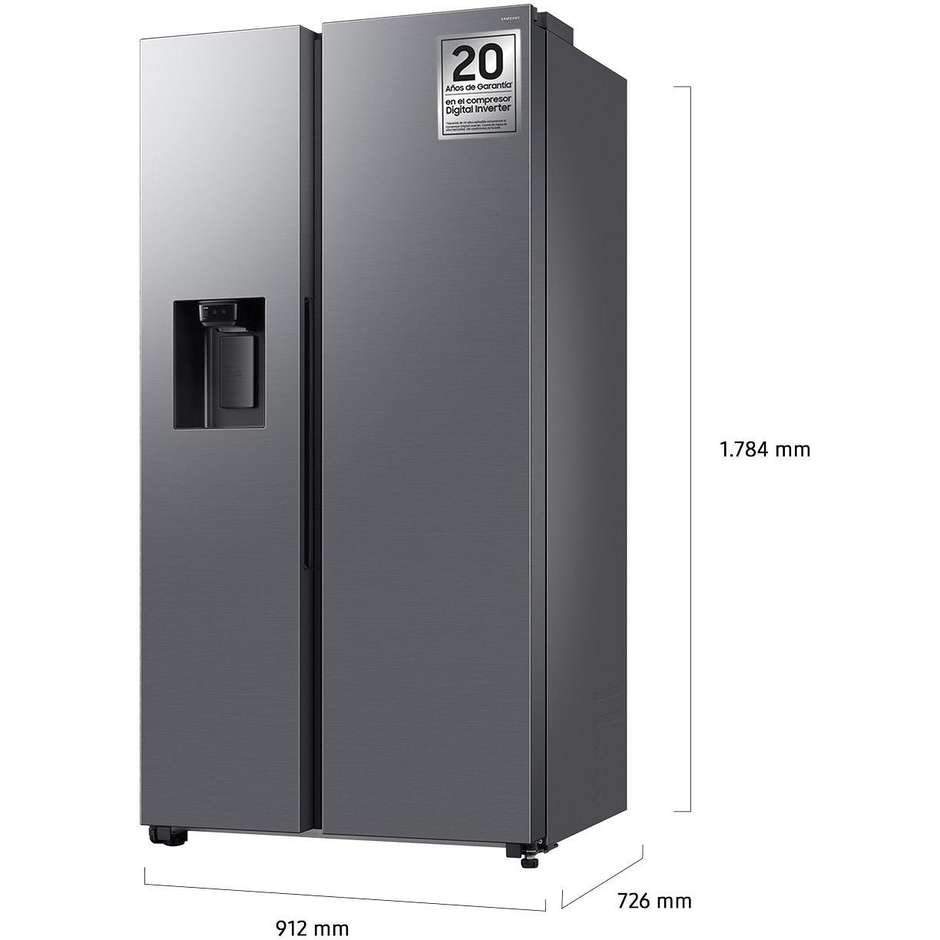 Samsung RS70F64KETEF frigorifero side by side No Frost 640 L