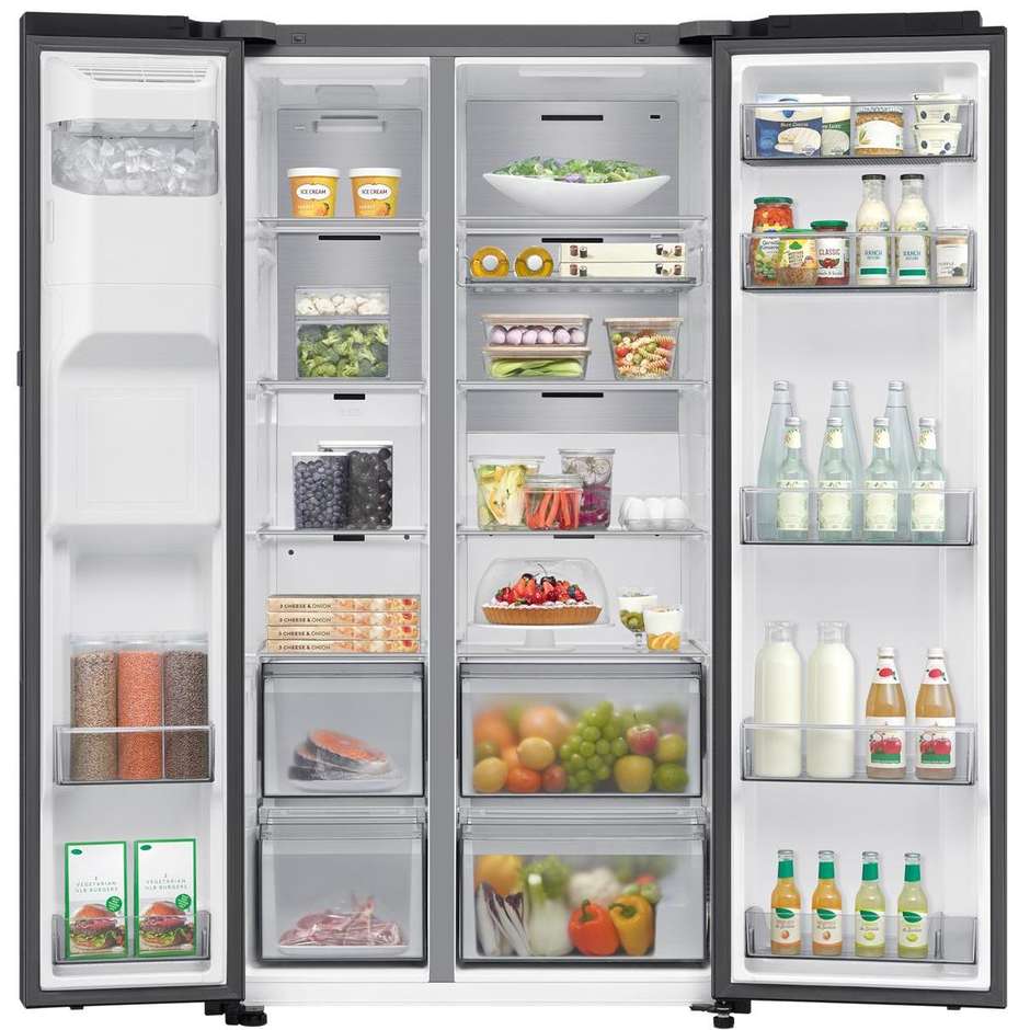Samsung RS80F66KBFEF Frigorifero Side By Side Capacita 634 Lt Classe B Colore Nero