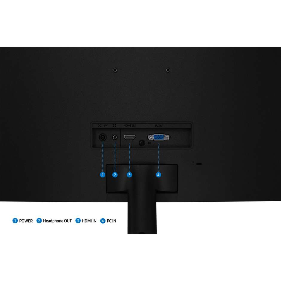 Samsung S39GD PC Monitor curvo  LCD 27" Full HD 250 cd/m² Classe D Colore Nero