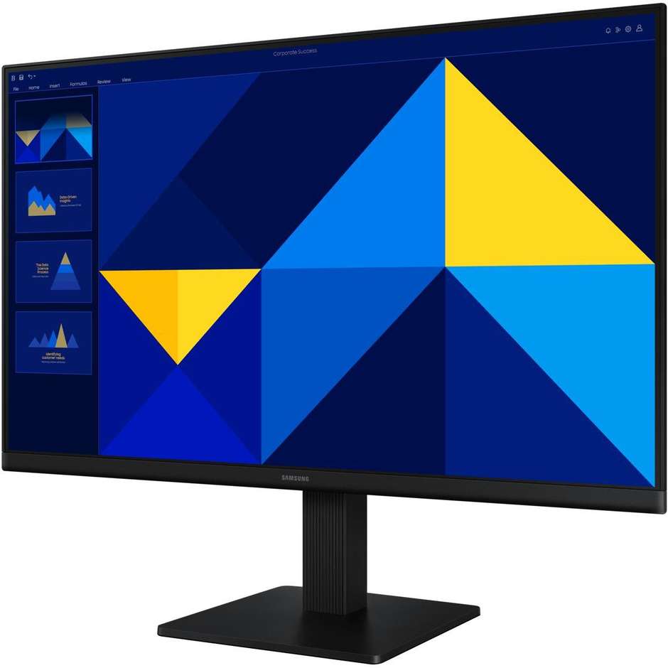 Samsung Serie S30GD S24D300GAU Monitor PC 24" Full HD 100Hz IPS Eye Saver Mode HDMI VGA Nero (LS24D300GAUXEN)