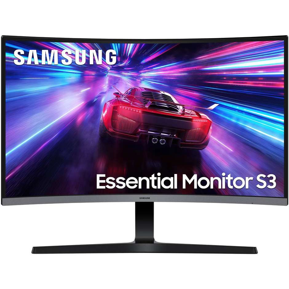 Samsung Serie S39GD S32D390GAU Monitor Curvo 32" Full HD 1500R 75Hz FreeSync Altoparlanti Integrati HDMI VGA Nero (LS32D390GAUXEN)