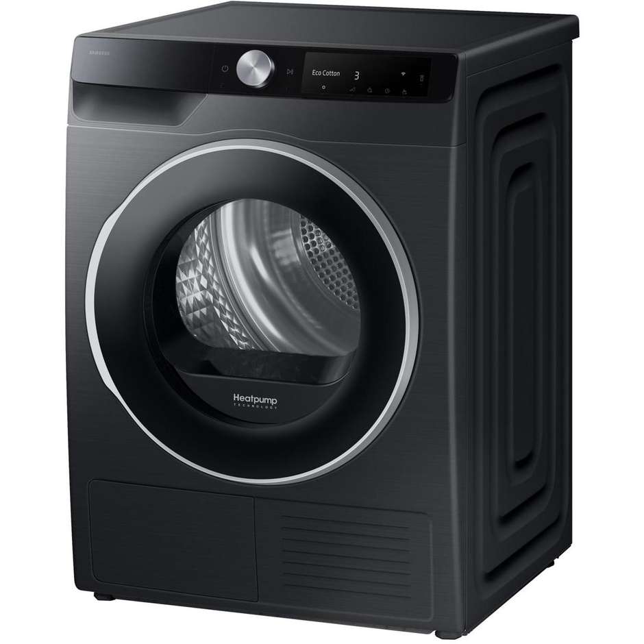 Samsung Series 6 Bespoke AI Dry DV90DG6845LBU3 Asciugatrice 9 kg QuickDrive Digital Inverter Bianco e Nero