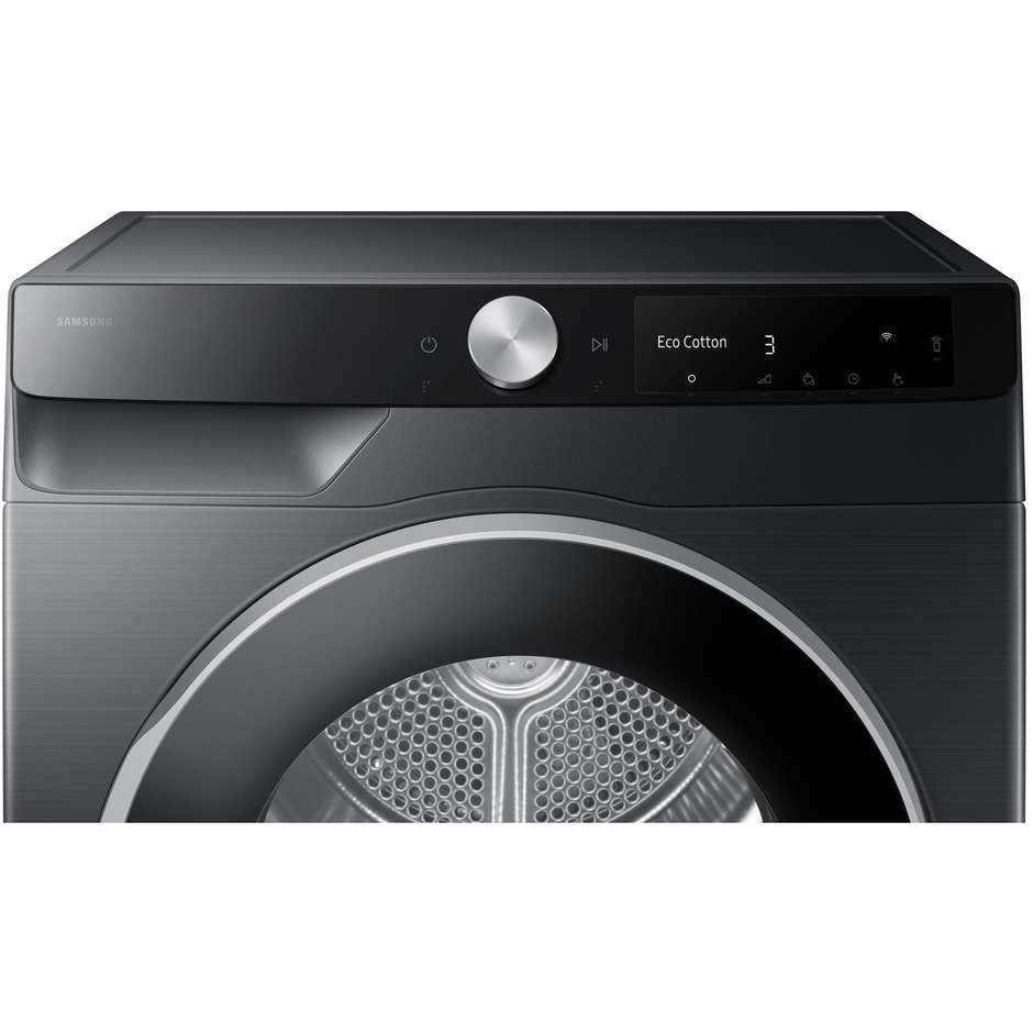 Samsung Series 6 Bespoke AI Dry DV90DG6845LBU3 Asciugatrice 9 kg QuickDrive Digital Inverter Bianco e Nero