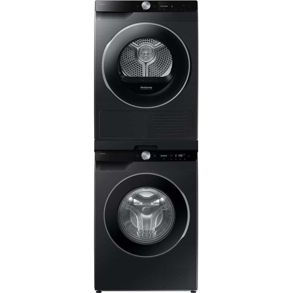 Samsung Series 6 Bespoke AI Dry DV90DG6845LBU3 Asciugatrice 9 kg QuickDrive Digital Inverter Bianco e Nero