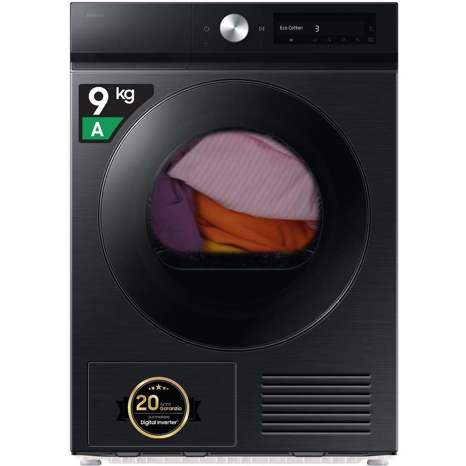 Samsung Series 7 Bespoke AI Dry DV90DB7845GBU3 Asciugatrice 9 kg QuickDrive Dark Grey