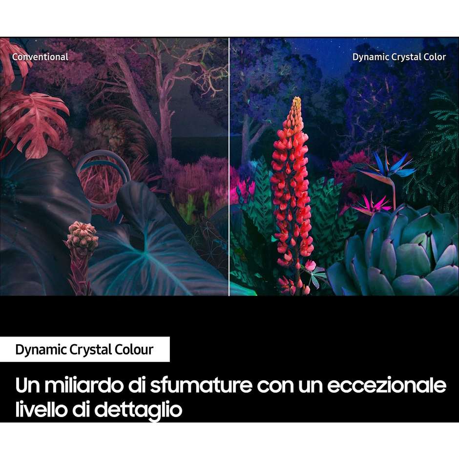 Samsung Series 8 UE55CU8570UXZT TV LED 55" 4K Crystal UHD Smart TV Wi-Fi Classe G Colore Titanio