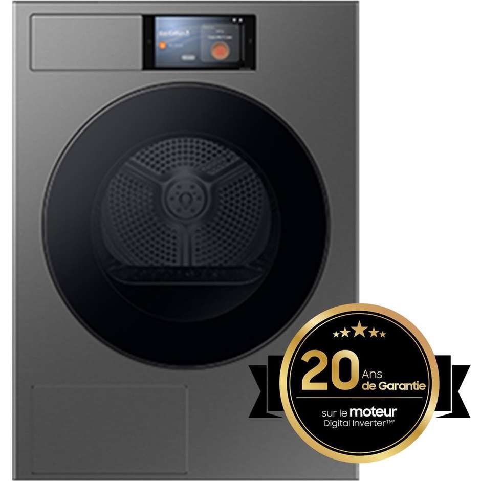 Samsung Series 9 DV90F09F4S Asciugatrice Carica frontale Capacita 9 Kg Colore Grigio scuro