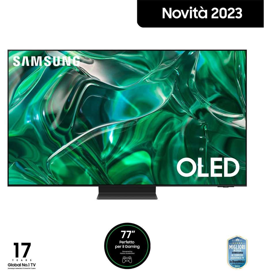 Samsung Series 9 QE77S95CAT TV OLED 77" 4K Ultra HD Smart TV Wi-Fi Classe F Colore Nero