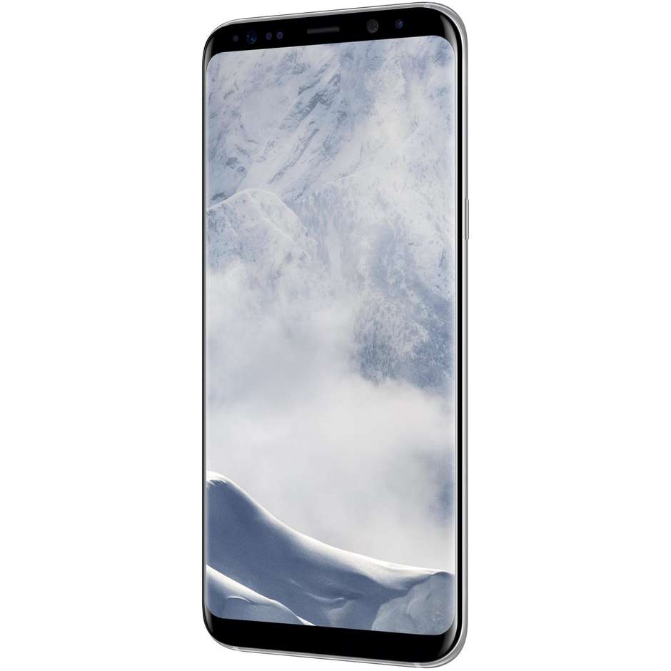 Samsung SM-G955FZSAITV Galaxy S8 Plus Smartphone Android Garanzia Italia Display 6,2 Pollici Ram 4GB Memoria 64GB colore Argento
