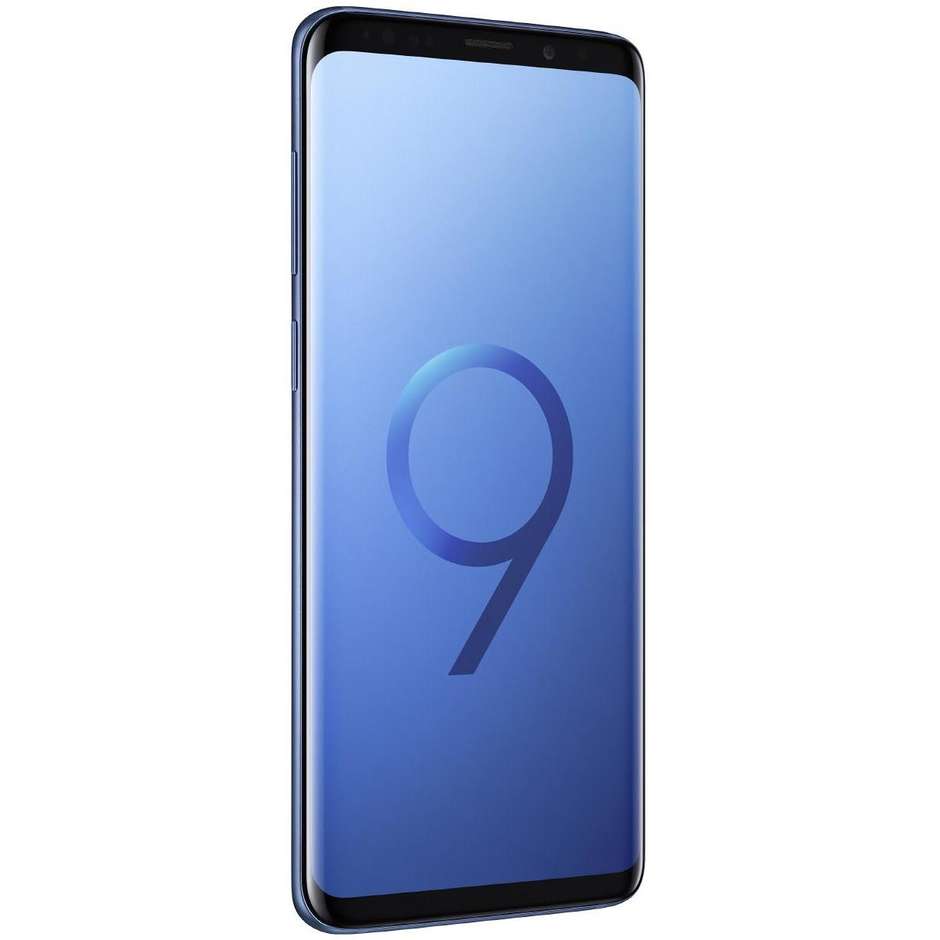 Samsung SM-G965FZBDITV Galaxy S9 Plus smartphone 6.2" Ram 6 GB memoria 64 GB fotocamera 12 MP colore blu