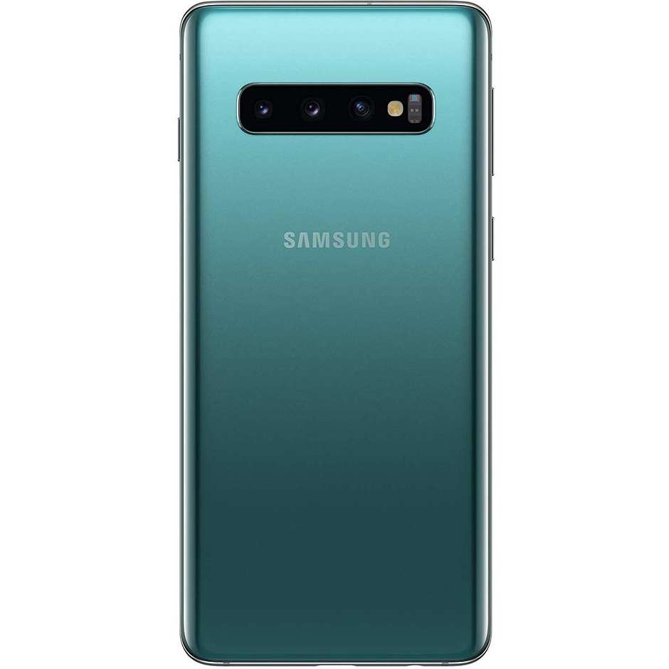 Samsung SM-G973FZGGITV Galaxy S10 Smartphone Dual Sim 6,1" 512 GB Ram 8 GB colore Verde