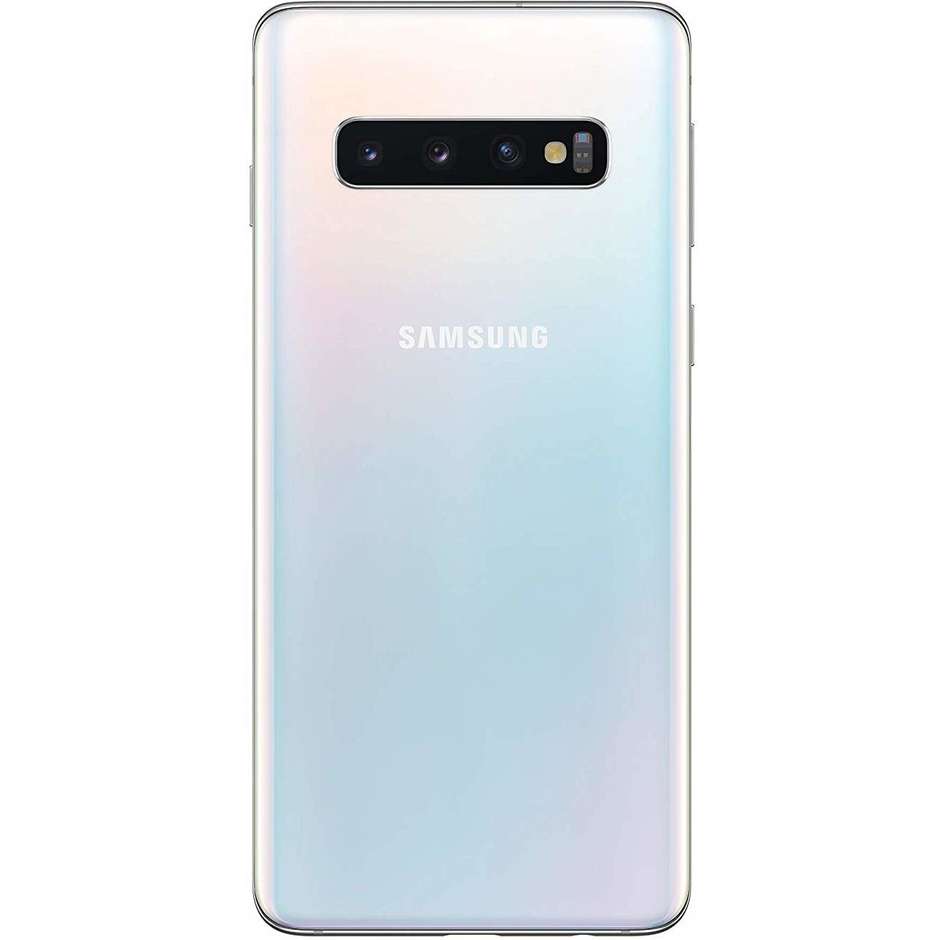 Samsung SM-G973FZWGITV Galaxy S10 Smartphone Dual Sim 6,1" 512 GB Ram 8 GB colore Bianco