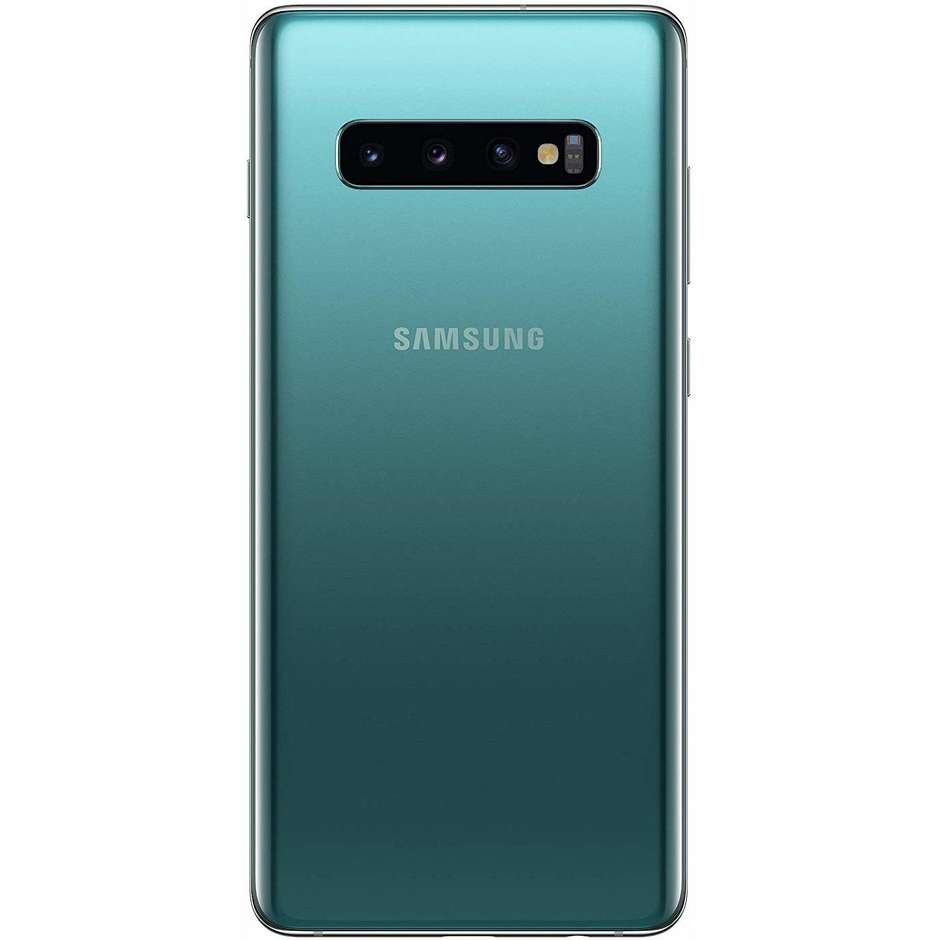 Samsung SM-G975FZGDITV Galaxy S10+ Smartphone Dual SIm 6,4" memoria 128 GB Ram 8 GB colore Verde
