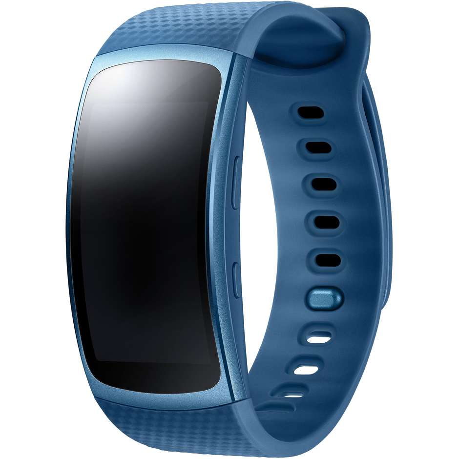 Samsung SM-R3600ZBAITV Gear Fit 2  fitness band display 1.5" GPS colore blu