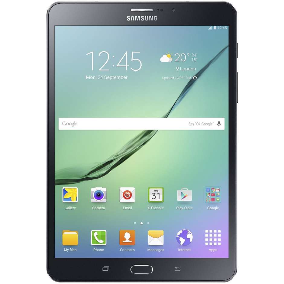 Samsung SM-T719NZKEITV Galaxy Tab S2 Tablet 8" memoria 32 GB Wifi 4G Lte colore Nero