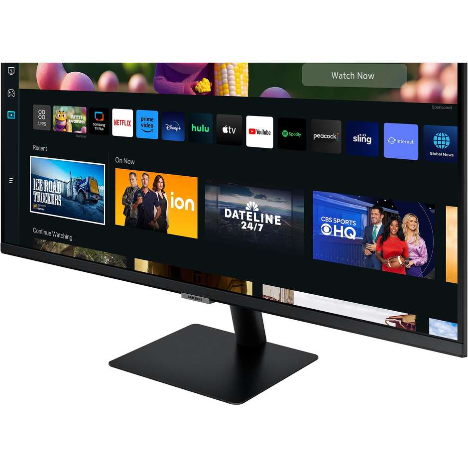 Samsung Smart Monitor M5 M50C 27" (LS27CM500EUXEN) Full HD HDR10 Wi-Fi Bluetooth Tizen OS Nero