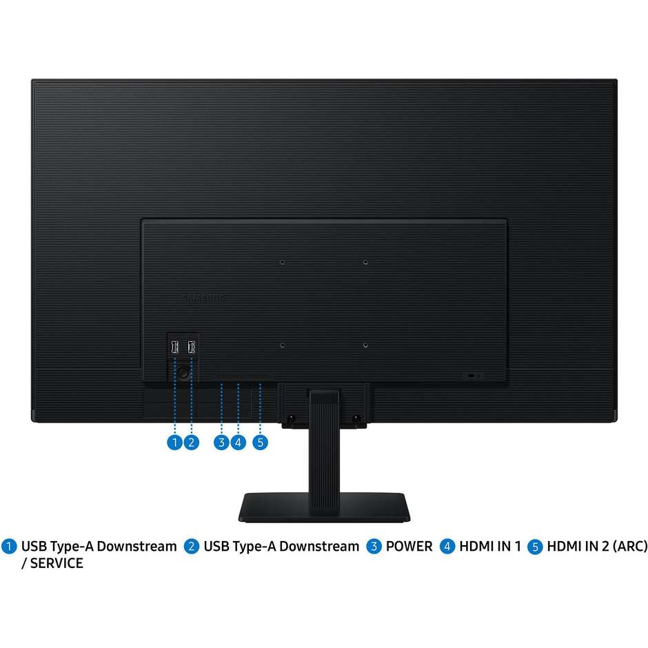 Samsung Smart Monitor M5 M50F 32" Full HD Smart TV Nero