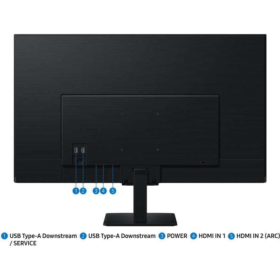 Samsung Smart Monitor M5 M50F 32" Full HD Smart TV Nero