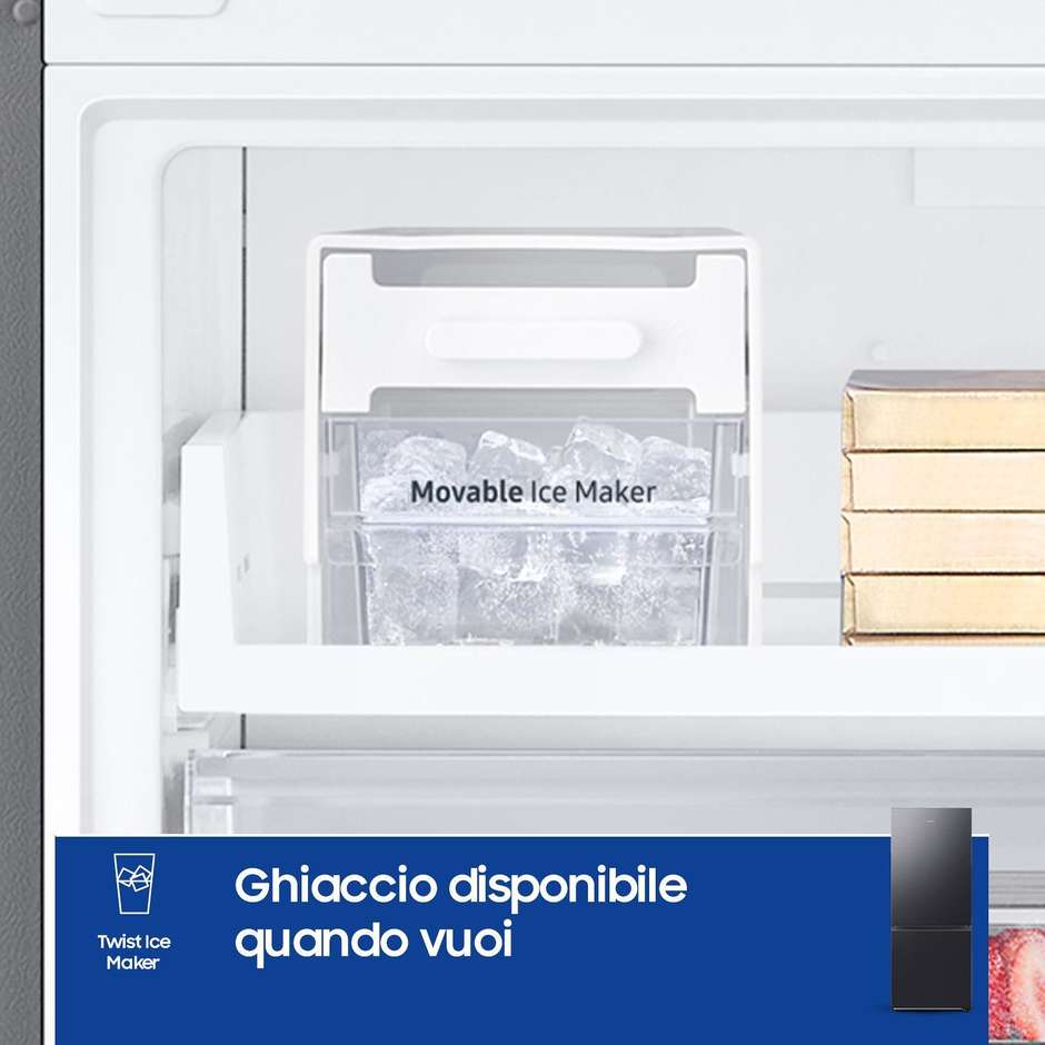 Samsung SpaceMax RB50DG601EB1 Frigorifero Combinato Formato 76 cm 508 L Classe E Antracite