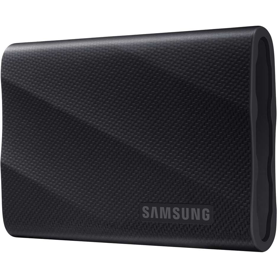 Samsung T9 1TB (MU-PG1T0B/EU) SSD Portatile Esterno USB 3.2 Gen 2x2 2000 MB/s Rivestimento Gomma Nero