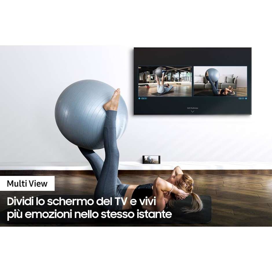 Samsung The Frame QE32LS03TCUXZT Smart TV 32" QLED Full HD Tizen Art Mode Nero