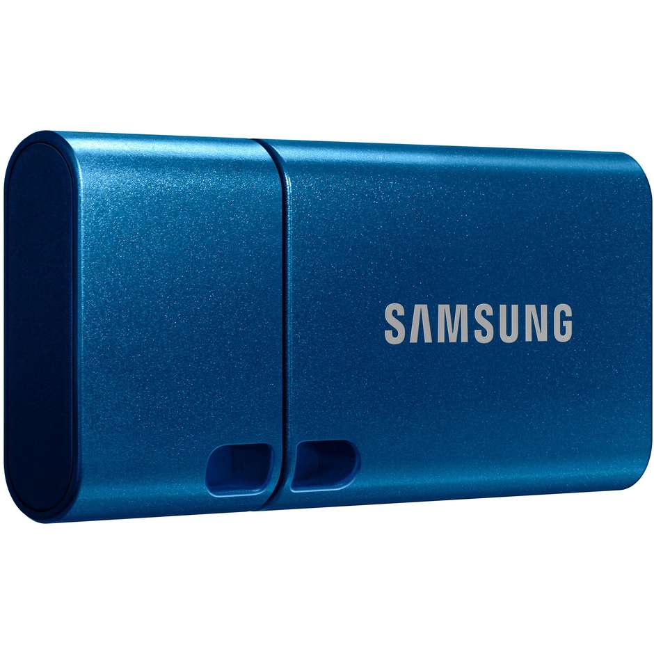 Samsung Type-C Flash Drive 128GB (MUF-128DA/APC) Pendrive USB 3.1 Type-C 400 MB/s Alluminio Blu Zaffiro