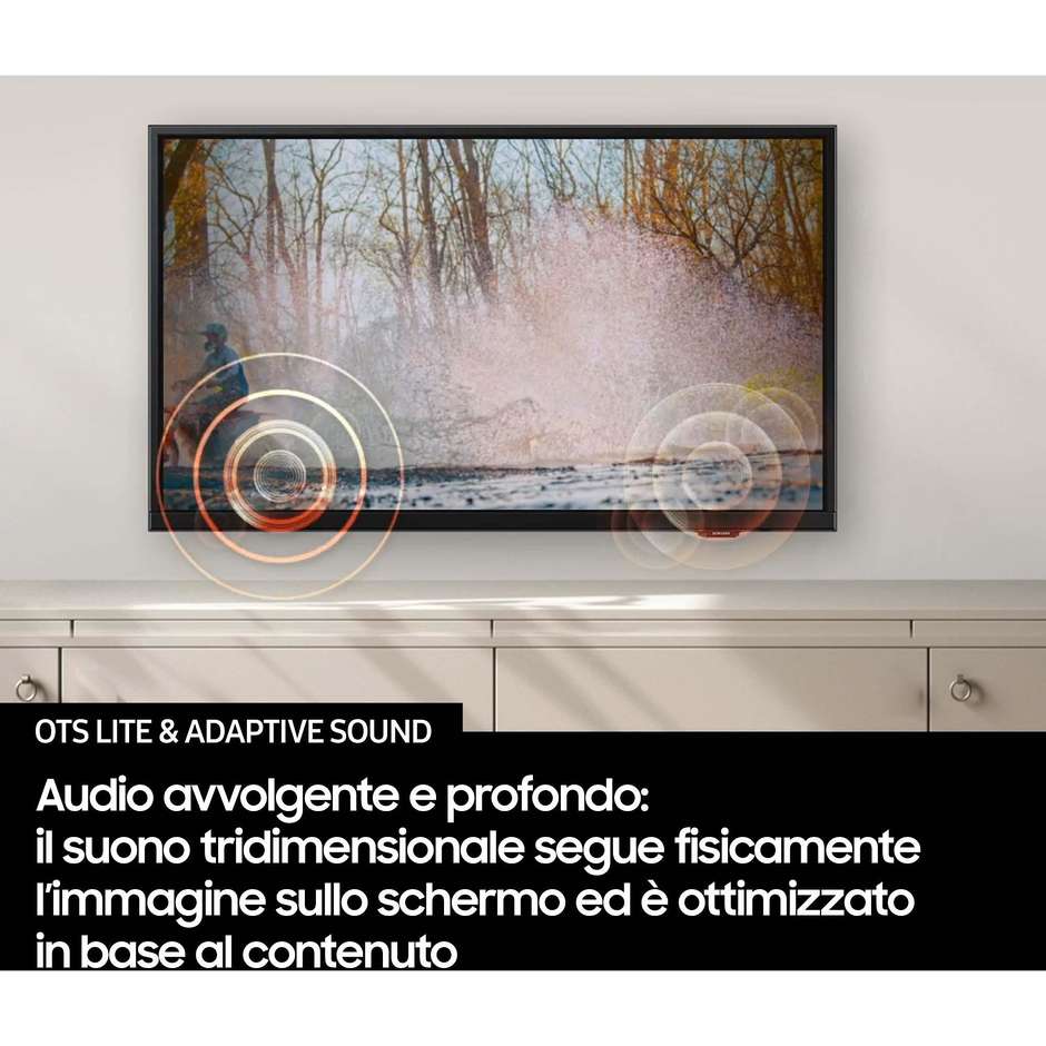 Samsung UE24F6000FUXZT Smart TV 24" Full HD LED HDR10+ Tizen Wi-Fi Nero