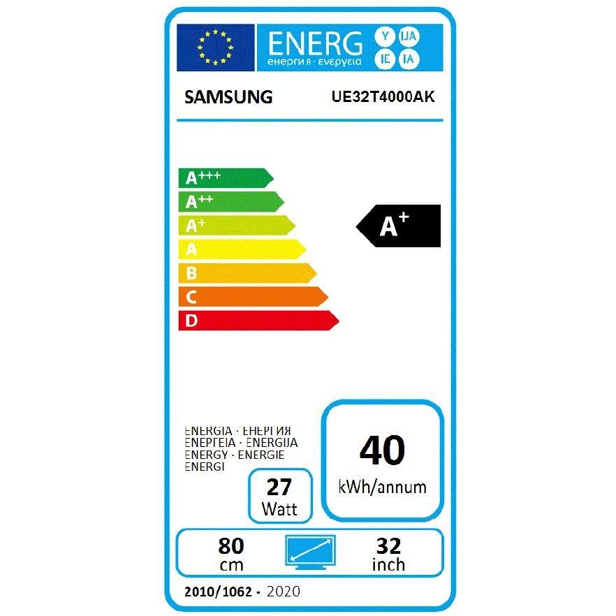 Samsung UE32T4000AK TV LED 32" HD DVB-T2 Nero