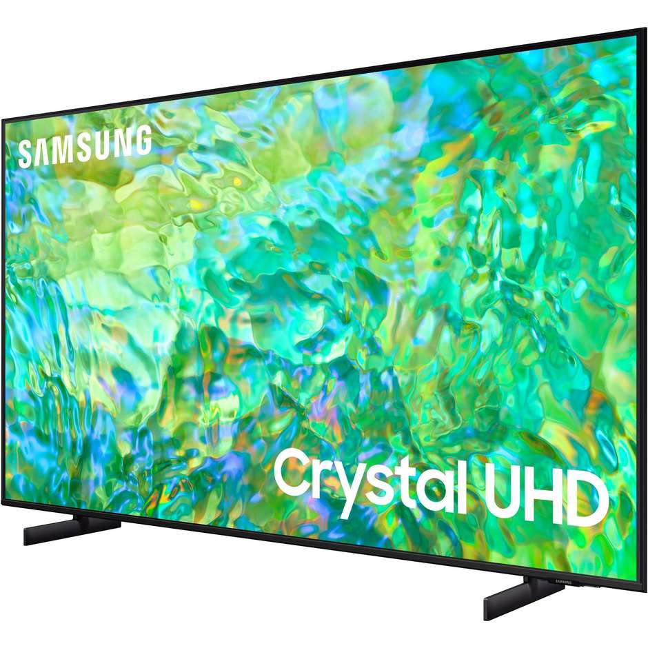 Samsung UE43CU8070 TV LED 43" 4K Ultra HD Smart TV Wi-Fi Classe G colore cornice nero