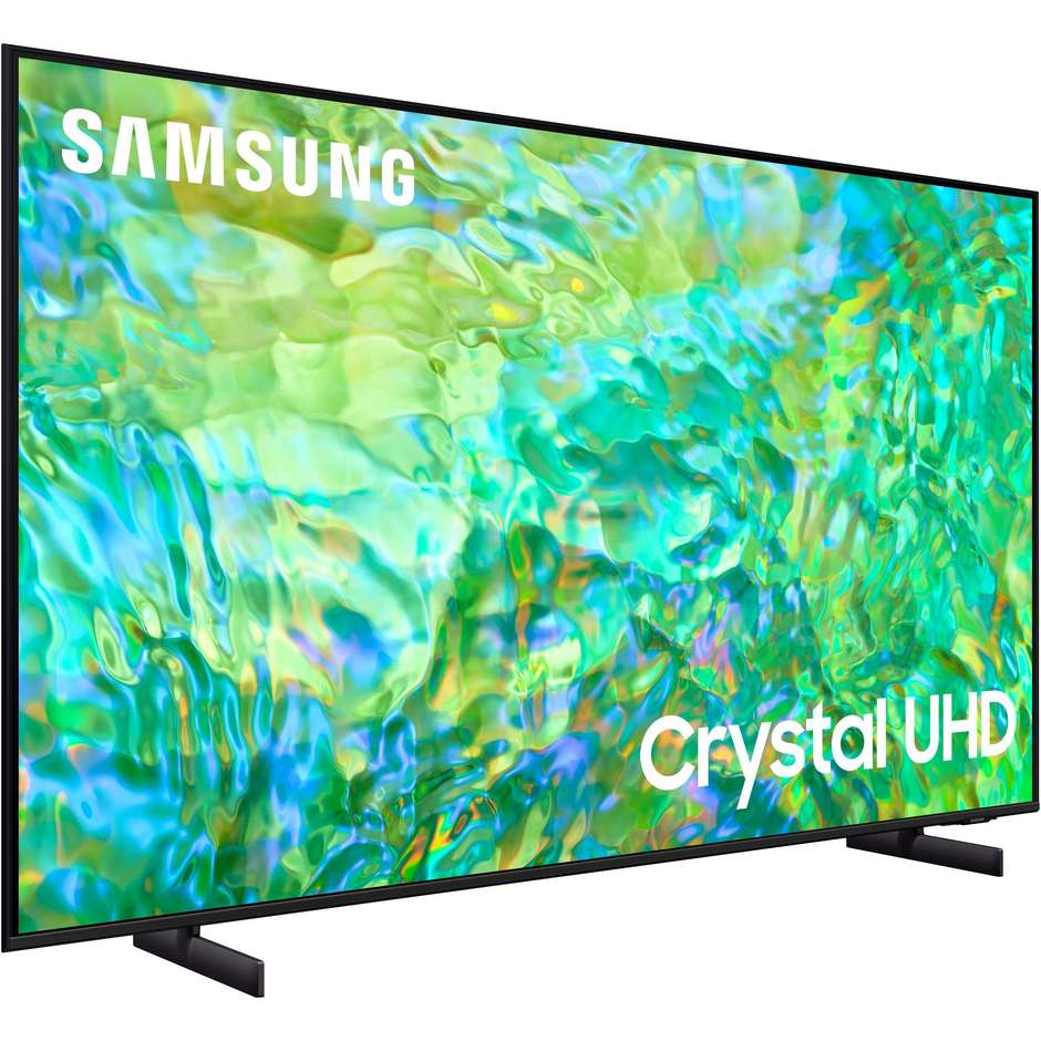 Samsung UE43CU8070 TV LED 43" 4K Ultra HD Smart TV Wi-Fi Classe G colore cornice nero