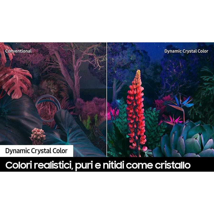 Samsung UE43CU8570 TV LED 43" 4K Ultra HD Smart TV Wi-Fi Classe G Colore Titanio