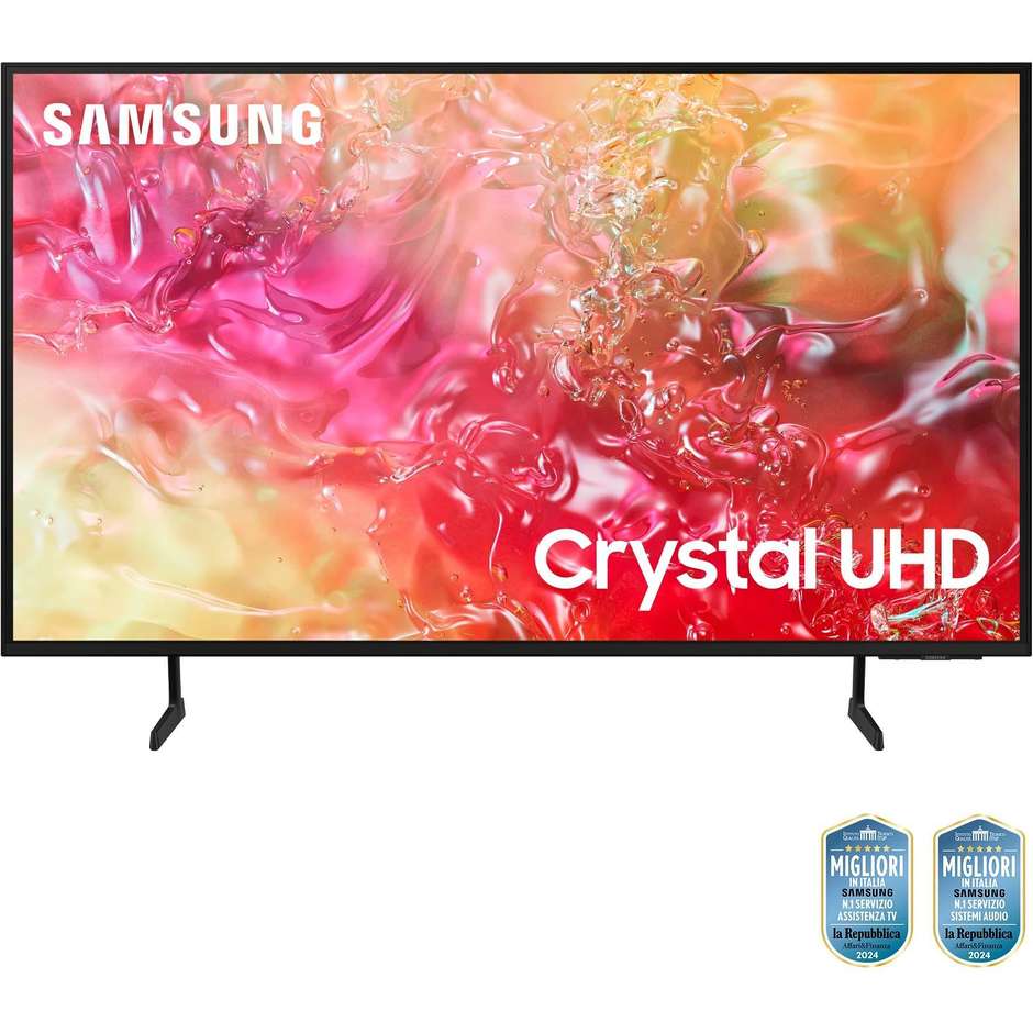 Samsung UE43DU7170UXZT TV LED 43” 4K Ultra HD Smart TV Wi-Fi Classe G Colore Nero