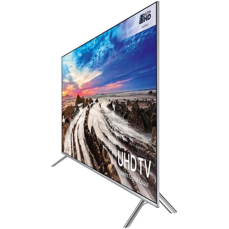 Samsung UE49MU7000TXZT Tv LED 49" 4K Ultra HD Smart Tv WI-fi classe A argento